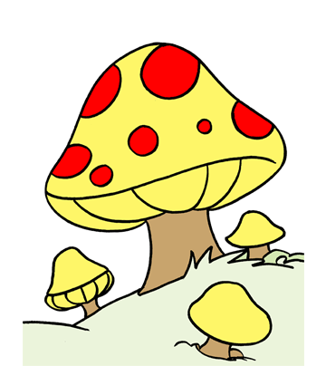 Mushroom1 Coloring Pages