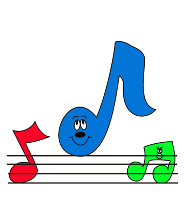 Type Music Notes Coloring Pages