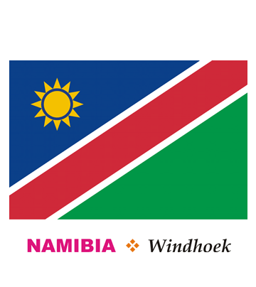 Namibia Flag Coloring Pages