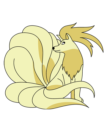 Ninetales Coloring Pages