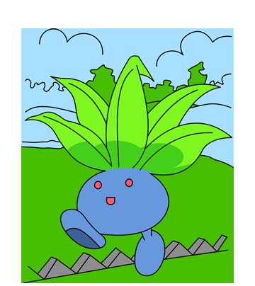 Oddish Coloring Pages