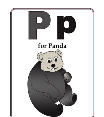 P-preschool Alphabet Coloring Pages