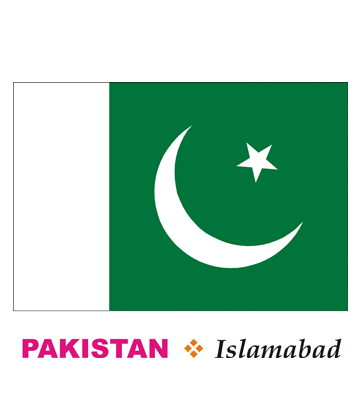 Pakistan Flag Coloring Pages