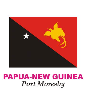 Papua New Guinea Flag Coloring Pages