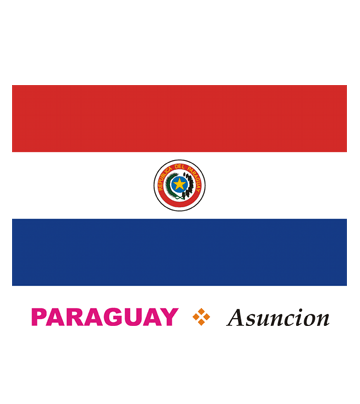 Paraguay Flag Coloring Pages