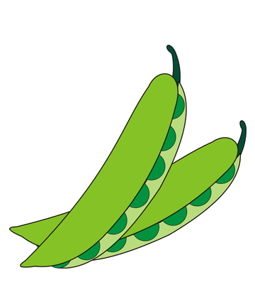 Peas Coloring Pages
