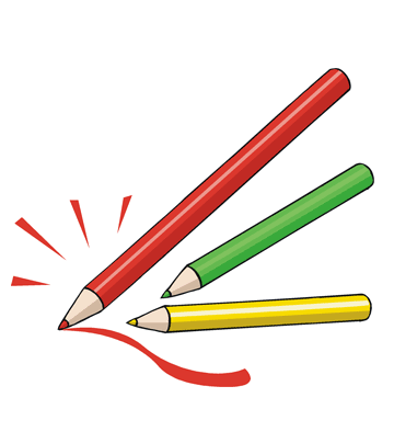 Pencil Coloring Pages