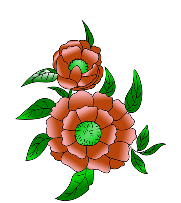 Peony Coloring Pages
