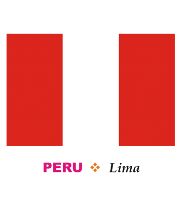 Peru Flag Coloring Pages