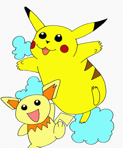 Cute Pikachu Coloring Pages