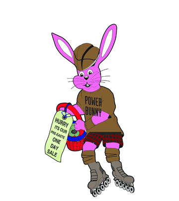 Power Bunny Coloring Pages