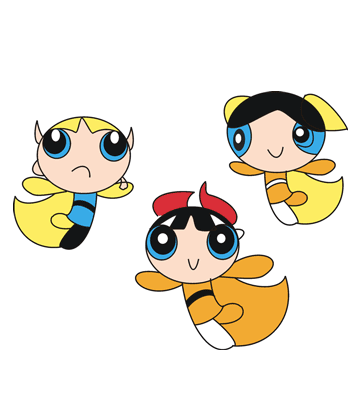 Powerpuff Girl Theme Coloring Pages