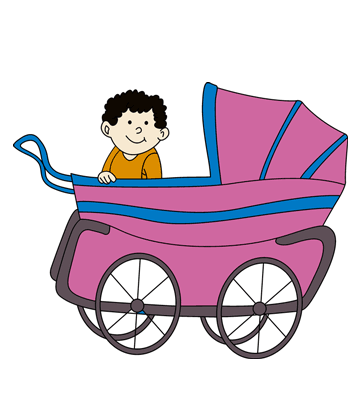 Pram Stroller Coloring Pages