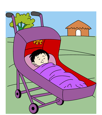 Baby Stroller Coloring Pages