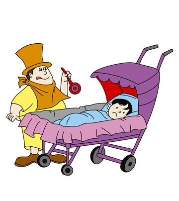 Carriage Stroller Coloring Pages