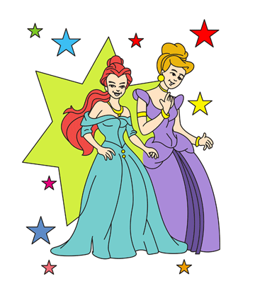 Beautiful Princess Coloring Pages