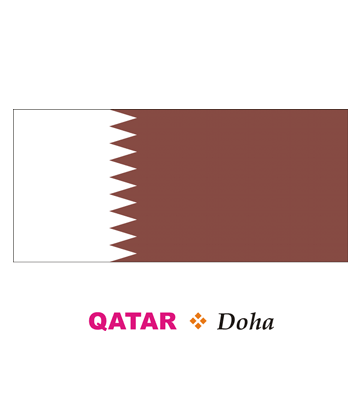 Qatar Flag Coloring Pages