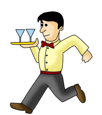 Waiter Coloring Pages