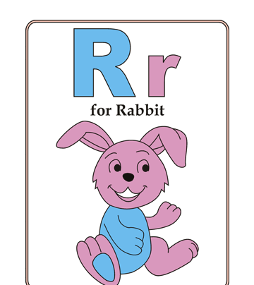 R-preschool Alphabet Coloring Pages