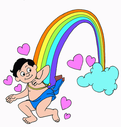 Rainbow After Rain Coloring Pages
