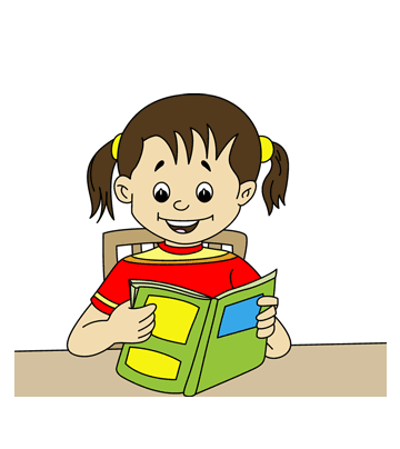 Reading Coloring Pages