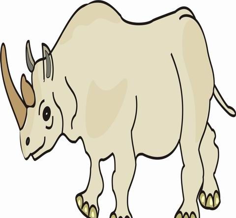 Rhinoceros Coloring Pages