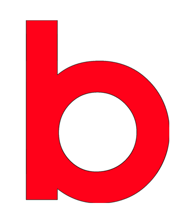 B-lowercase Alphabet Coloring Pages