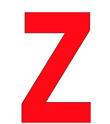 Z-lowercase Alphabet Coloring Pages