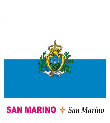 San Marino Flag Coloring Pages