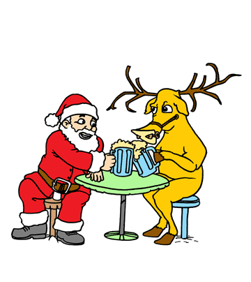 Santa Coloring Pages