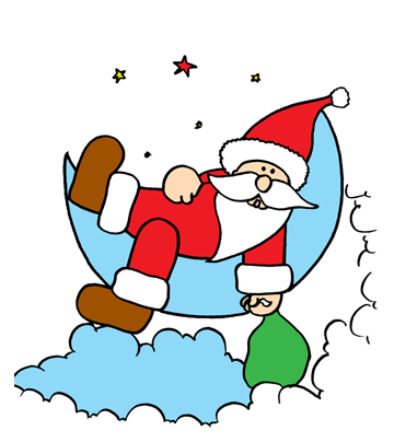 Christmas Santa Coloring Pages