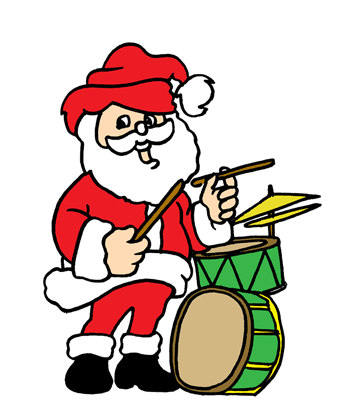 Santa Lyrics Coloring Pages