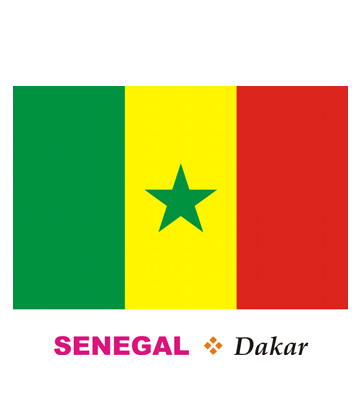 Senegal Flag Coloring Pages