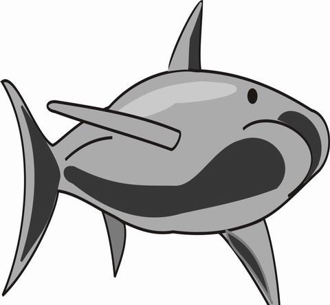 Shark Fish Coloring Pages