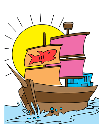 Merchant Ship Coloring Pages