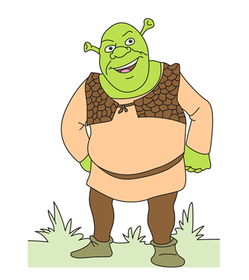 Dragon Shrek Coloring Pages