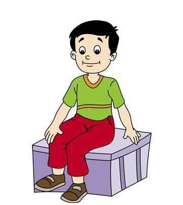Sitting Coloring Pages