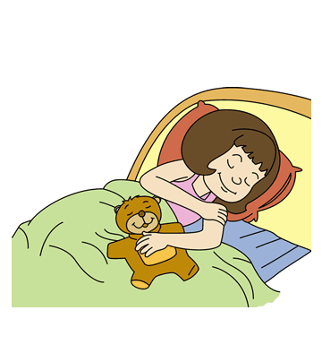 Sleeping Coloring Pages