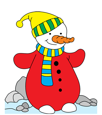 Snow Man Costume Coloring Pages