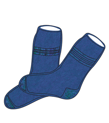 Socks Coloring Pages