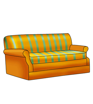 Sofa Coloring Pages