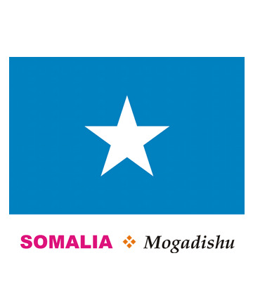 Somalia Flag Coloring Pages