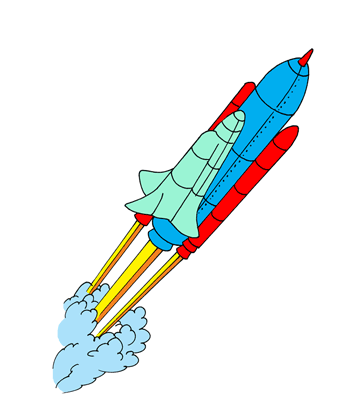 Space Shuttle Coloring Pages