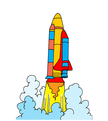 Shuttle Launch Coloring Pages