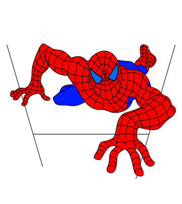 Moving Spider Man Coloring Pages