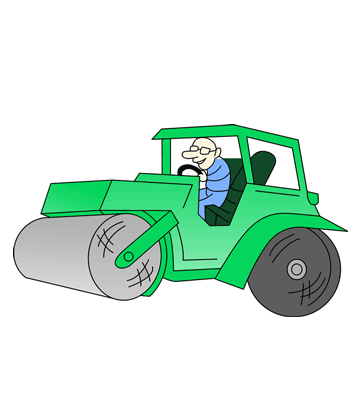 Steamroller Coloring Pages