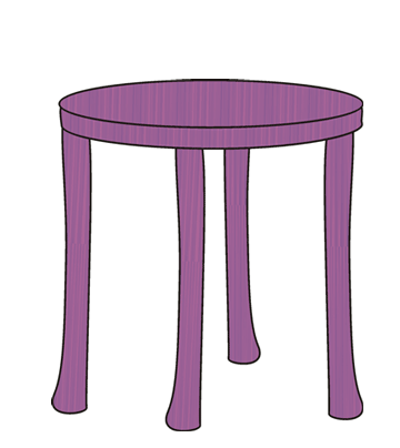 Stool Coloring Pages