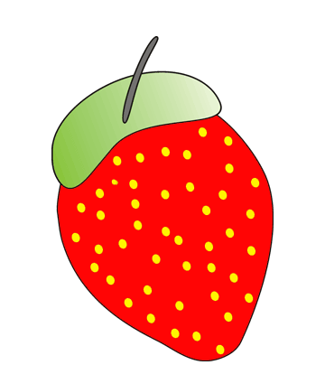 Garden Strawberry Coloring Pages