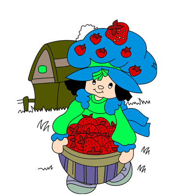 Strawberry Basket Coloring Pages