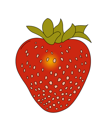 Strawberry Coloring Pages